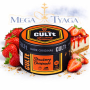 Тютюн для кальяну CULTt Medium M55 Strawberry Cheesecake (Полуничний Чізкейк) 100 гр фото