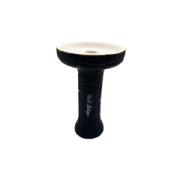 Чаша 2х2 Medium Spiral Black/White Glaze