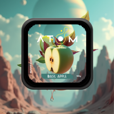 Табак Atom Basil Apple 50 гр