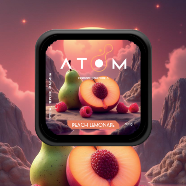 Табак Atom Peach Lemonade 100 гр