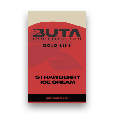 Табак Buta Gold Line Strawberry Ice Cream (Клубничное Мороженое) 50 гр