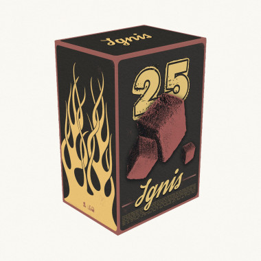 Кокосовый уголь для кальяна "Ignis" 0.5 кг 