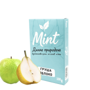 Безникотиновая смесь для кальяна Mint Груша Яблоко 100 гр