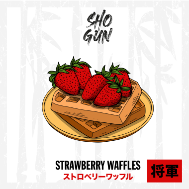 Табак Shogun strawberry waffles (Клубничные Вафли) 60 гр