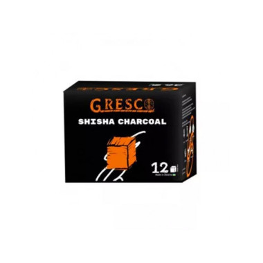 Ореховый уголь Gresco 12 шт/25 на 25