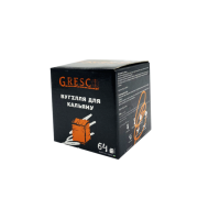 Ореховый уголь Gresco 1кг 26-й кубик упаковка