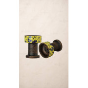 Чаша для Кальяну Gusto Bowls Rook Glaze Yellow / blue фото